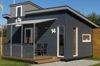 Luxury cabin with own toilet and shover and wiew over the Limfjord