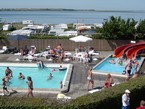 Udsigten over Limfjorden fra vore dobbeltværelser med eget bad og toilet