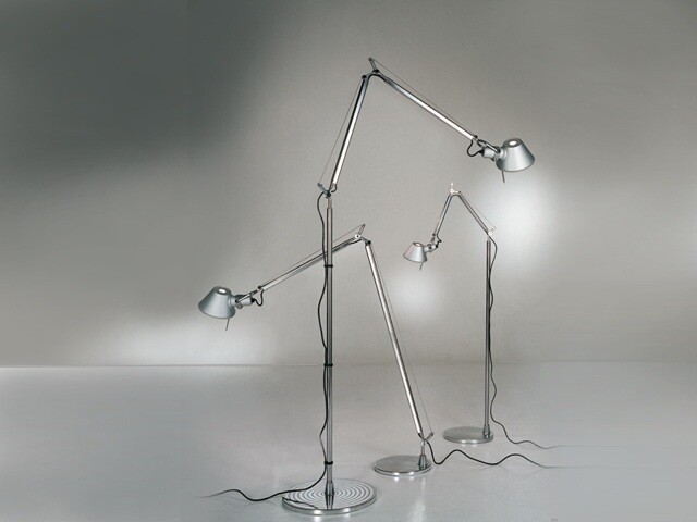 Tolomeo Reading Floor Lamp Black Artemide