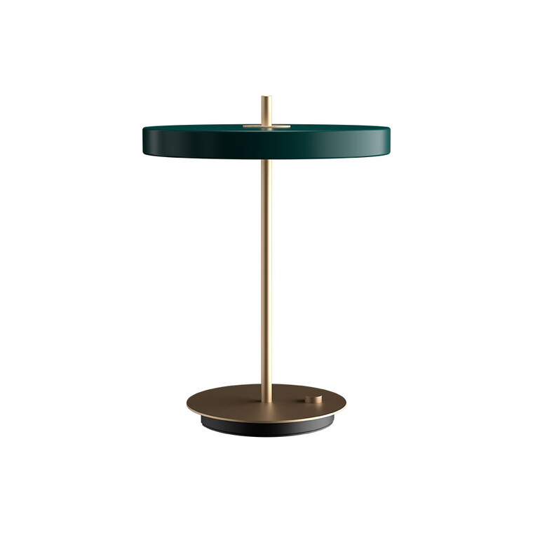 forest green table lamp