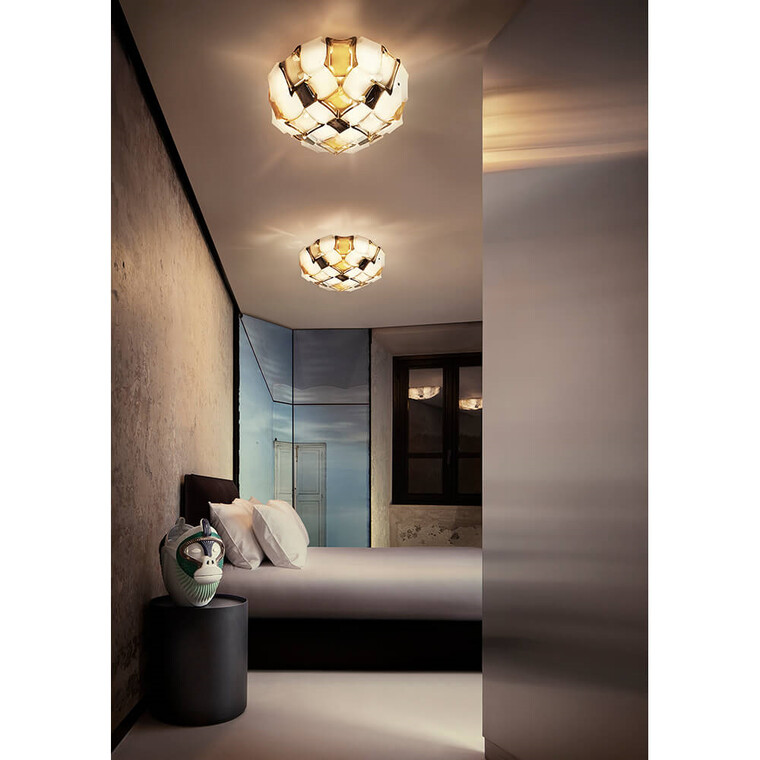 stam Prestige Haan Mida Ceiling/Wall Lamp Amber - Slamp - Buy online