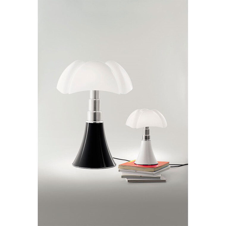 charlotte grey touch dimmable table lamps