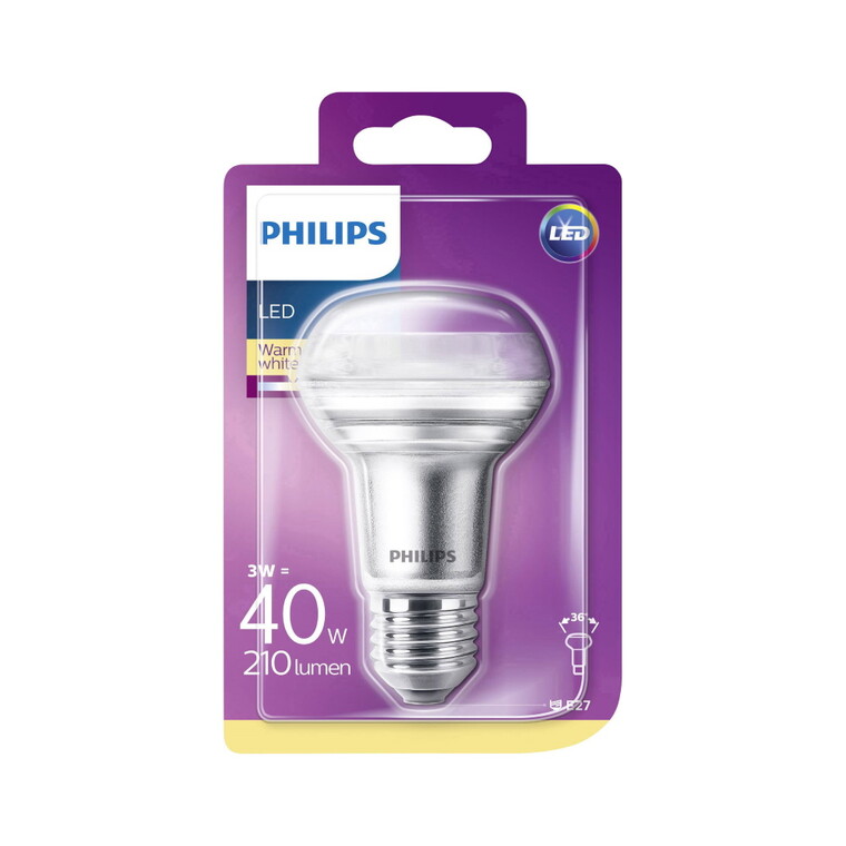 Bulb LED 3W (210lm) E27 Philips - online