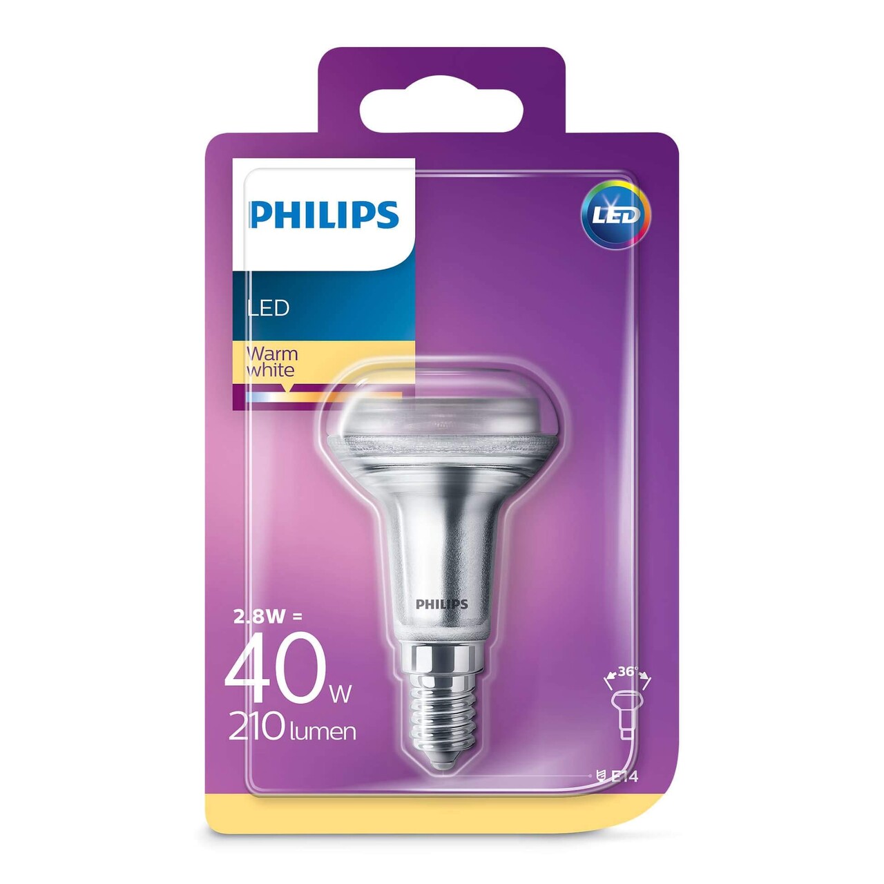 Investeren specificatie ten tweede Bulb LED 2,8W (210lm) Reflector E14 - Philips - Buy online