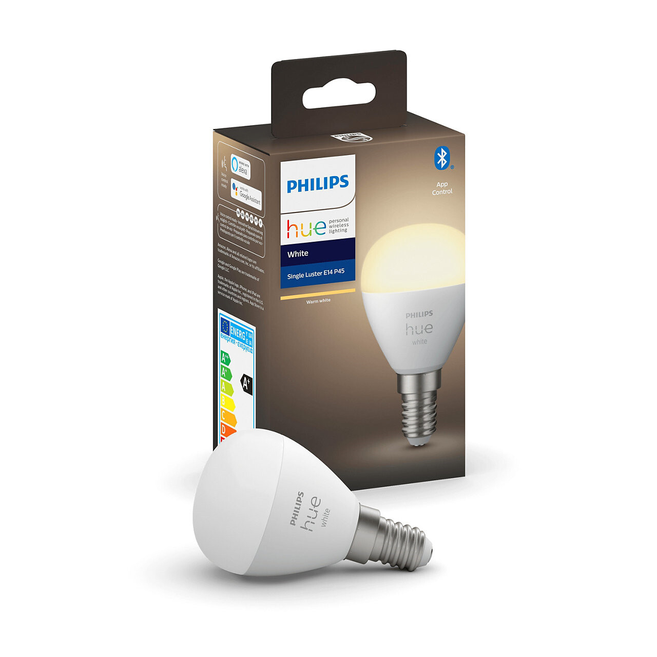 Lake Taupo patrouille rivier Philips Hue White 5,7W Bluetooth Crown E14 - Philips Hue - Buy online