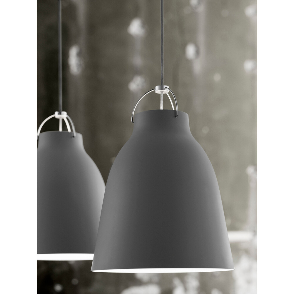 matt grey pendant light