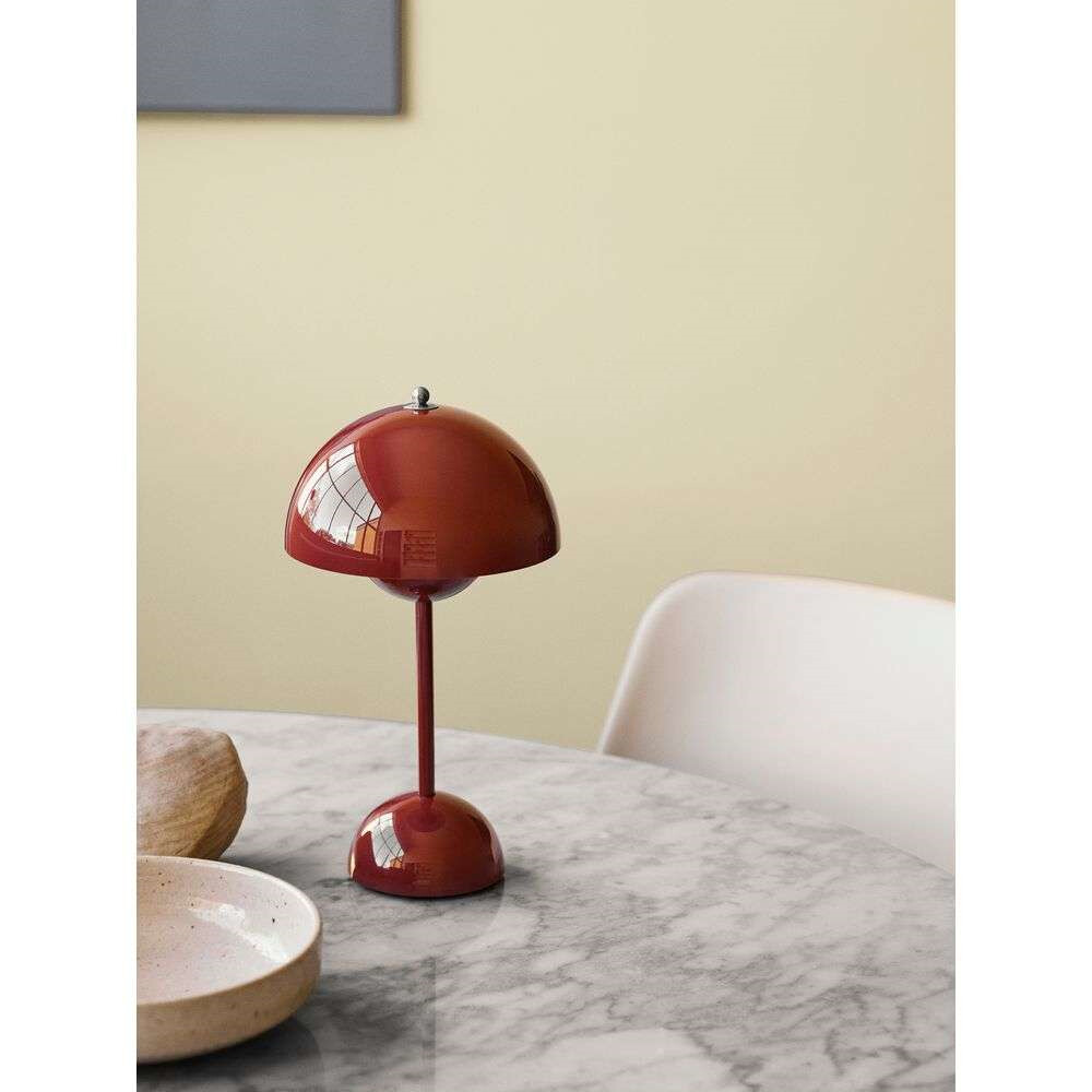 Flowerpot VP9 Portable Table Lamp MC Mustard - &Tradition