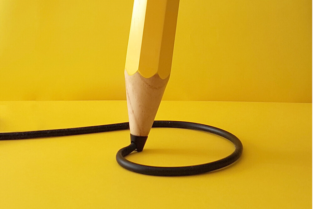 pencil floor lamp