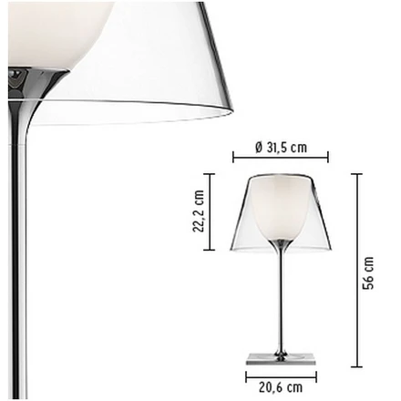 KTribe T1 Table Lamp Glass Transparent - Flos - Buy online