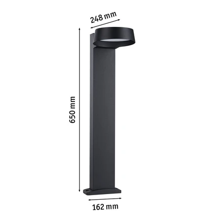 - Grand Outdoor Bollard IP44 Anthracite LED Capea Buy Paulmann - online