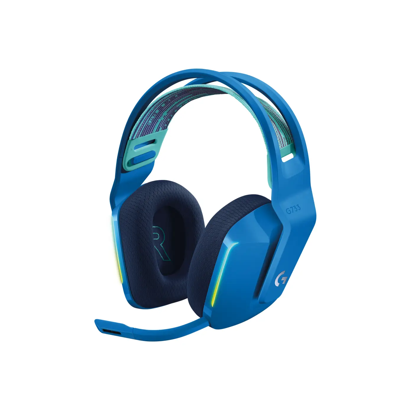 Gaming Headset Logitech G733 LIGHTSPEED Wireless RGB Blue Køb billigt