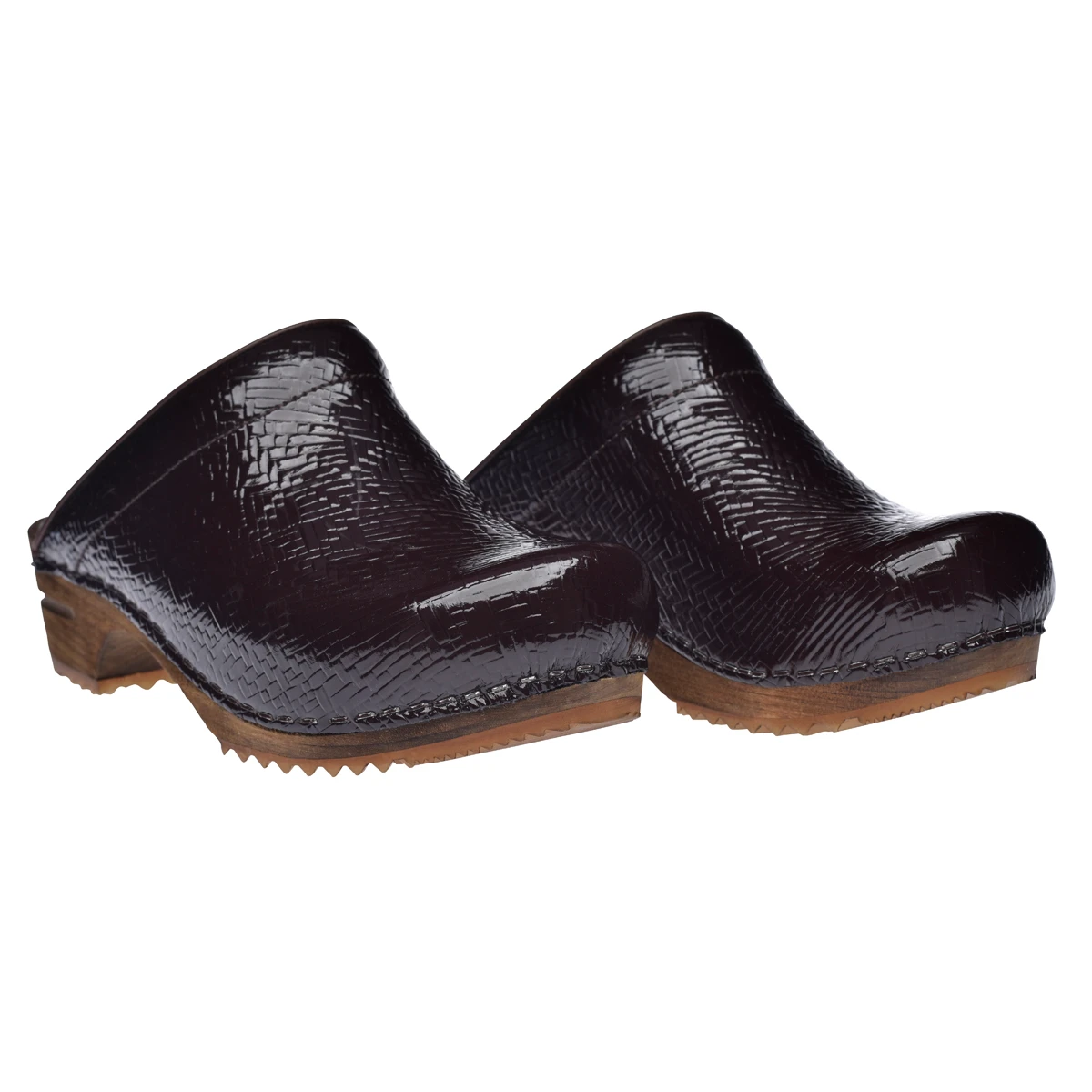 Sanita deals snakeskin clogs