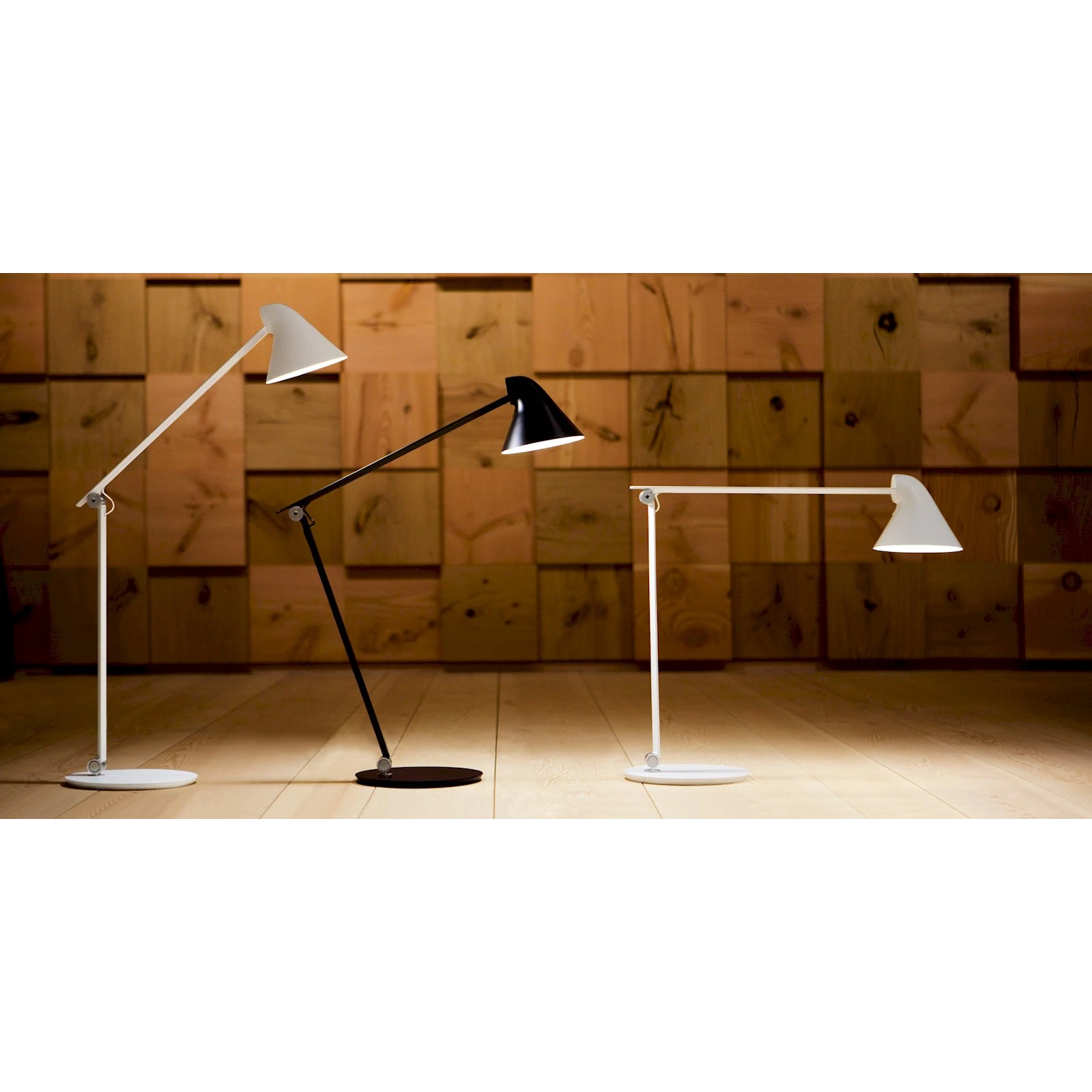 NJP Table Lamp with Base 2700K Black - Louis Poulsen - Buy online