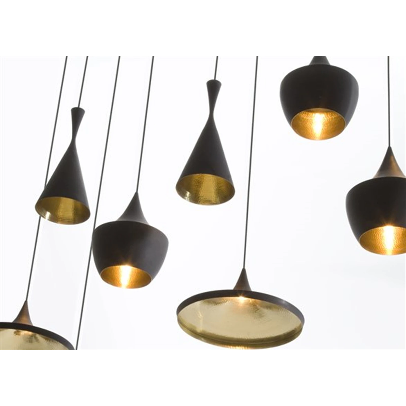 pust horisont Integral Beat Light Tall LED Pendant Black - Tom Dixon - Buy online