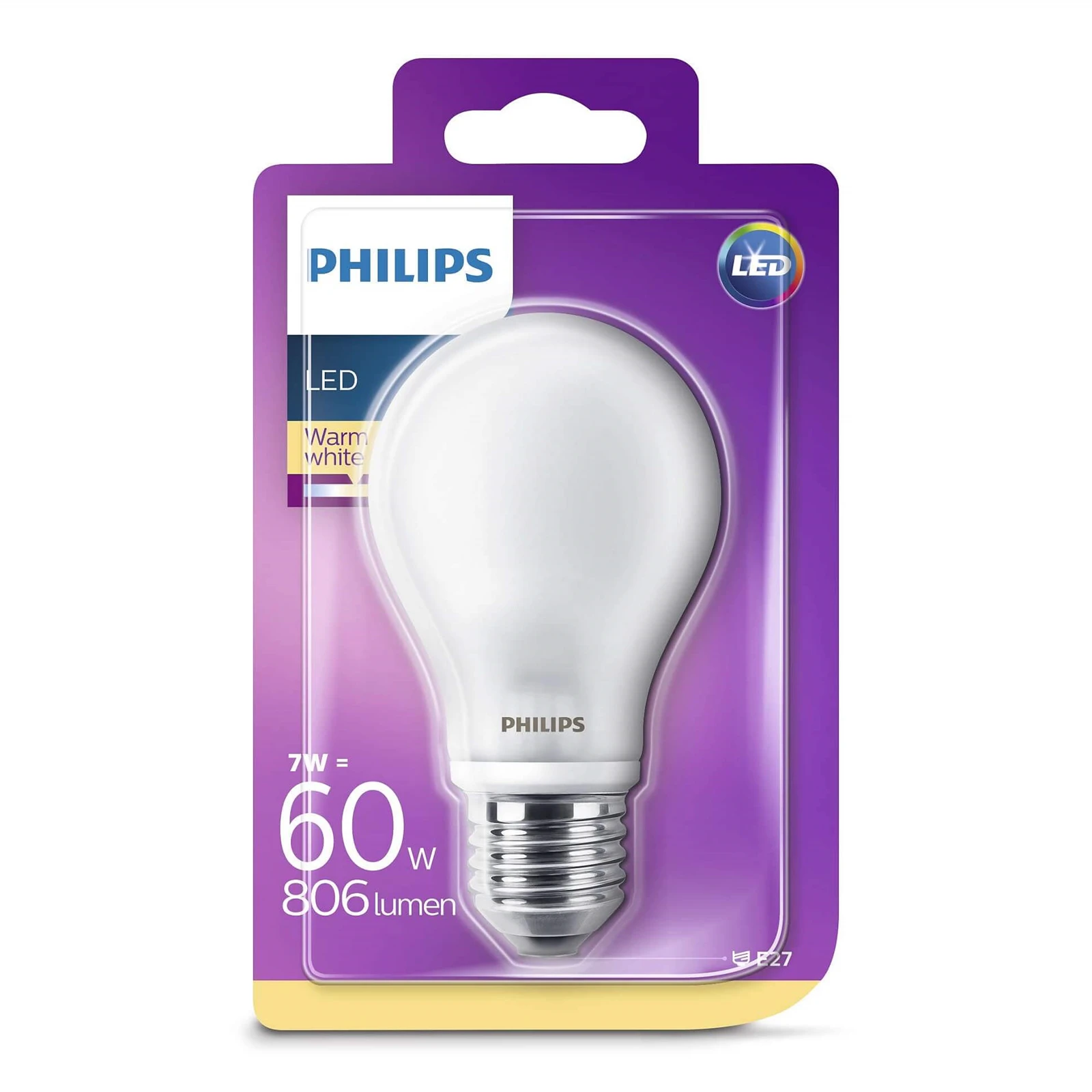 Soms bruiloft mat Bulb LED 7W Glass (806lm) E27 - Philips - Buy online
