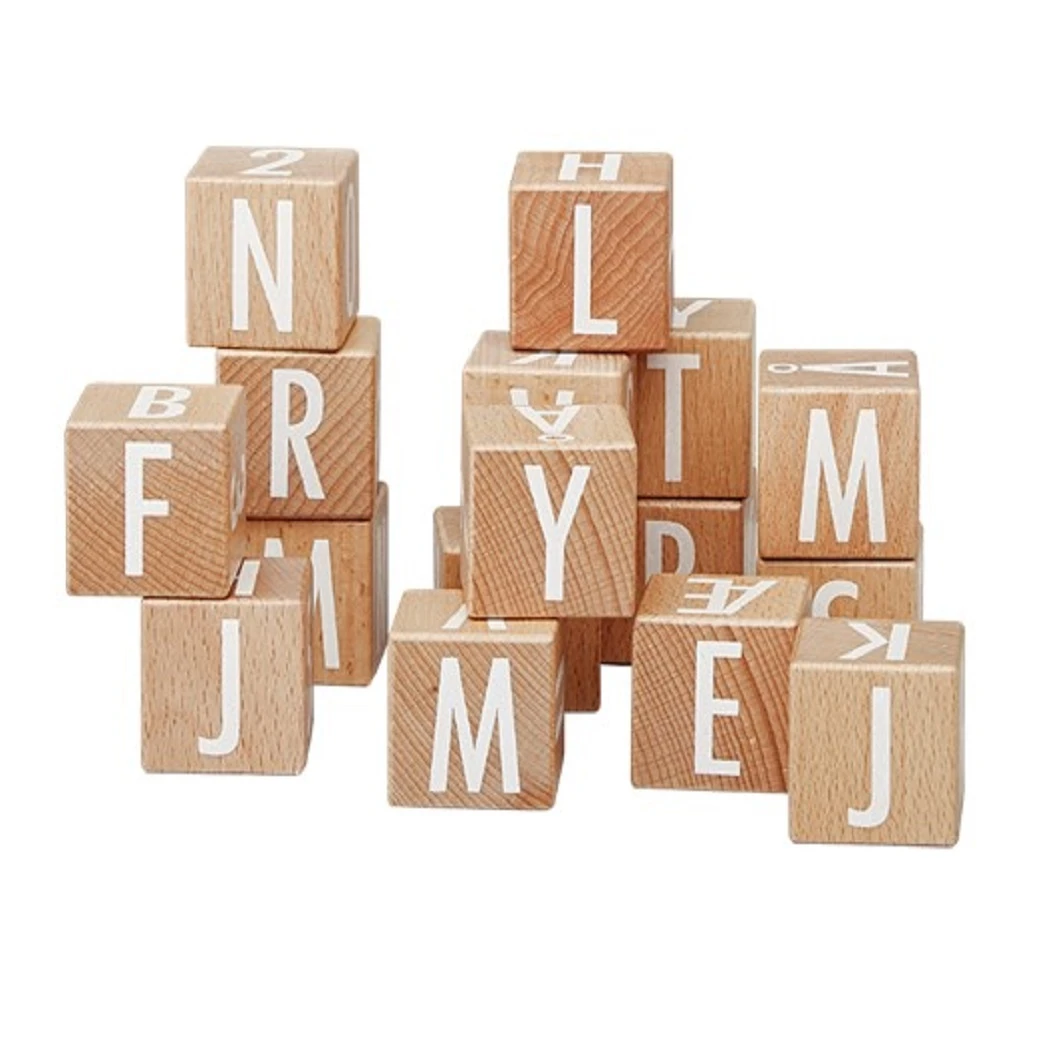 Wooden abc hot sale blocks