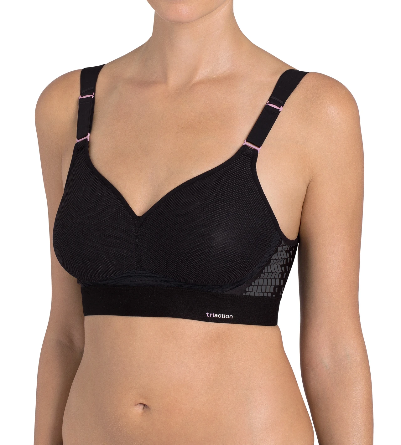 Triaction Cardio Cloud Wirefree Sports Bra 10205923 Black