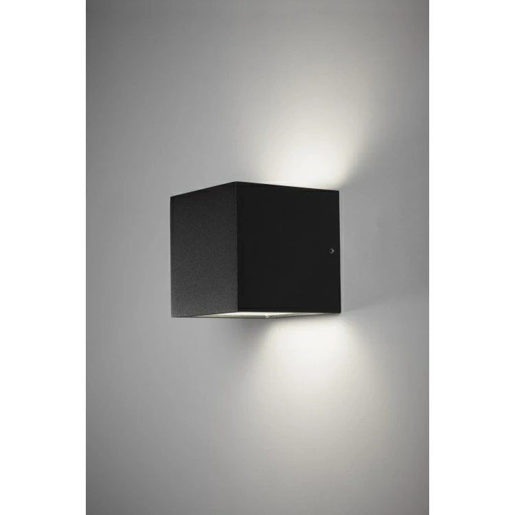 Markeer altijd Tijdens ~ Cube XL Buiten Wandlamp Up/Down Zwart - Light-Point - Koop online