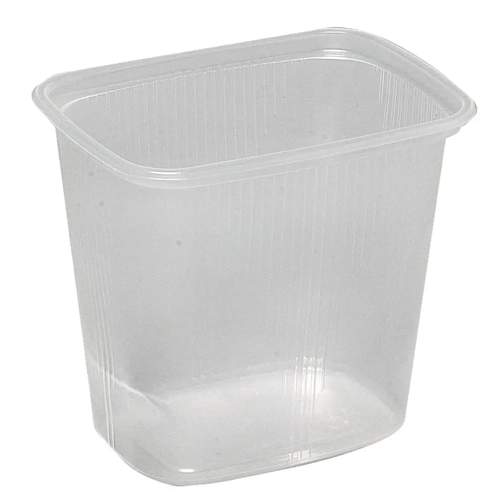 Plastbakke, 10,5x8x10cm, 500 Ml, 500 Ml, Klar, PP - 1000 Stk - Køb ...