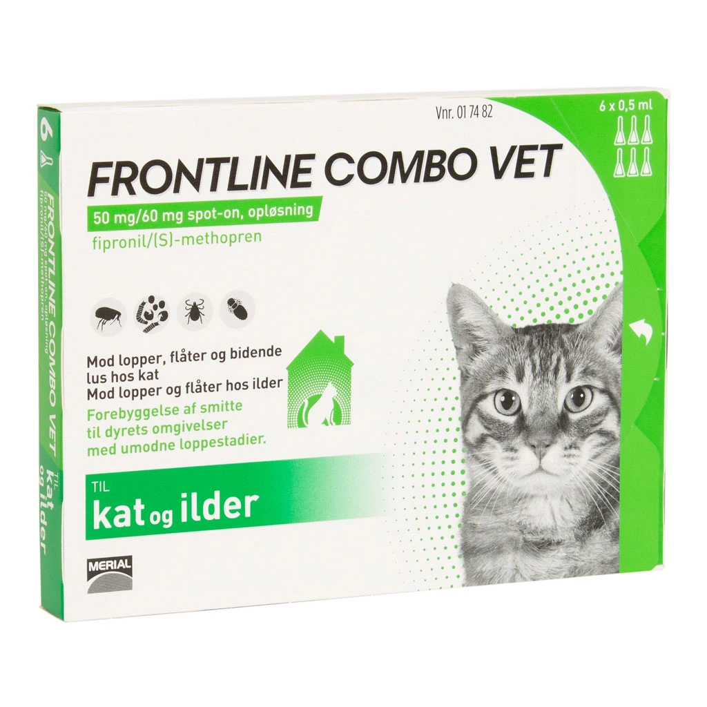 Frontline Combo Kat 6 0,5 ml Loppemiddel til din kat
