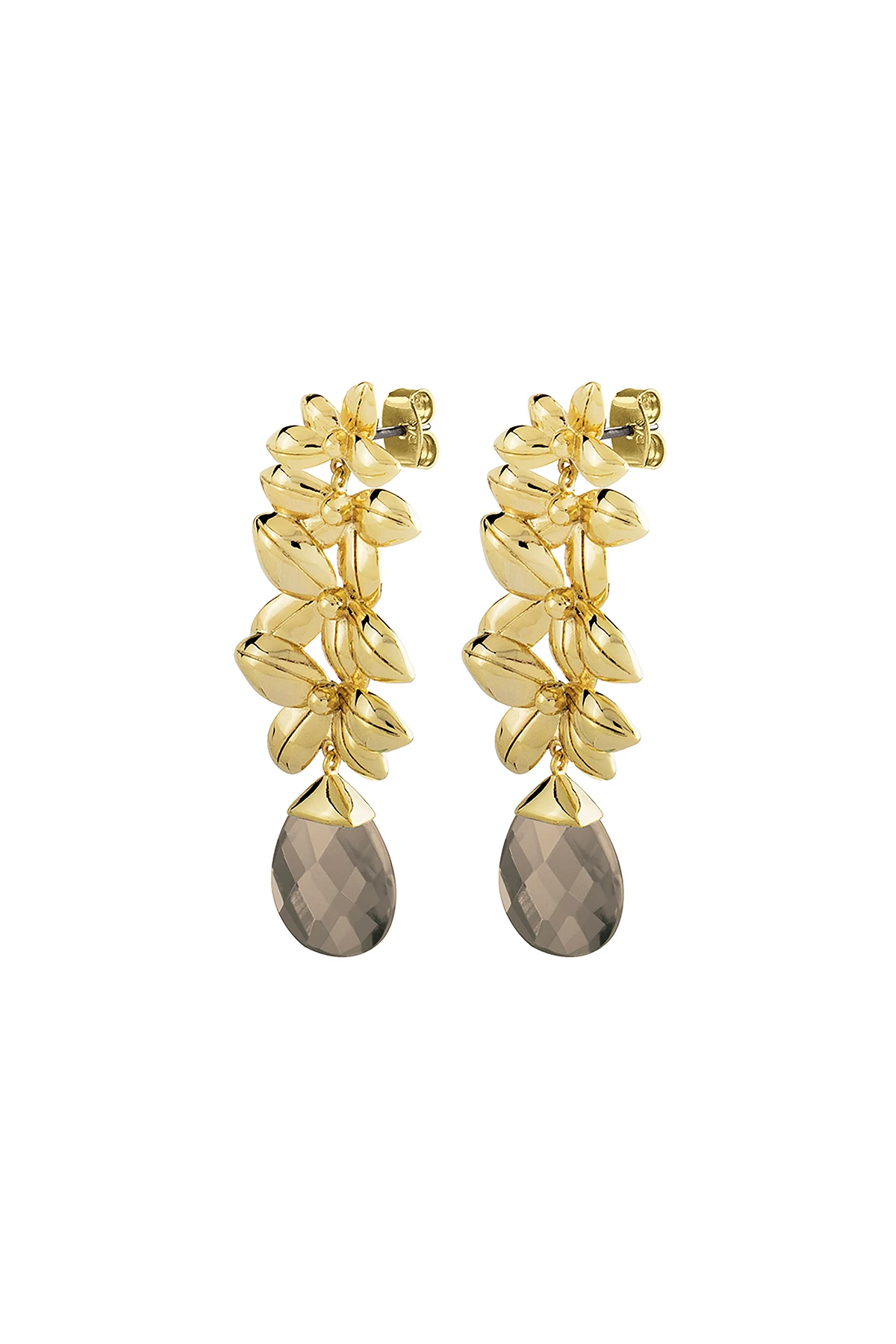 Vintage Gold Givenchy Heart Leaf Earrings – The Hosta