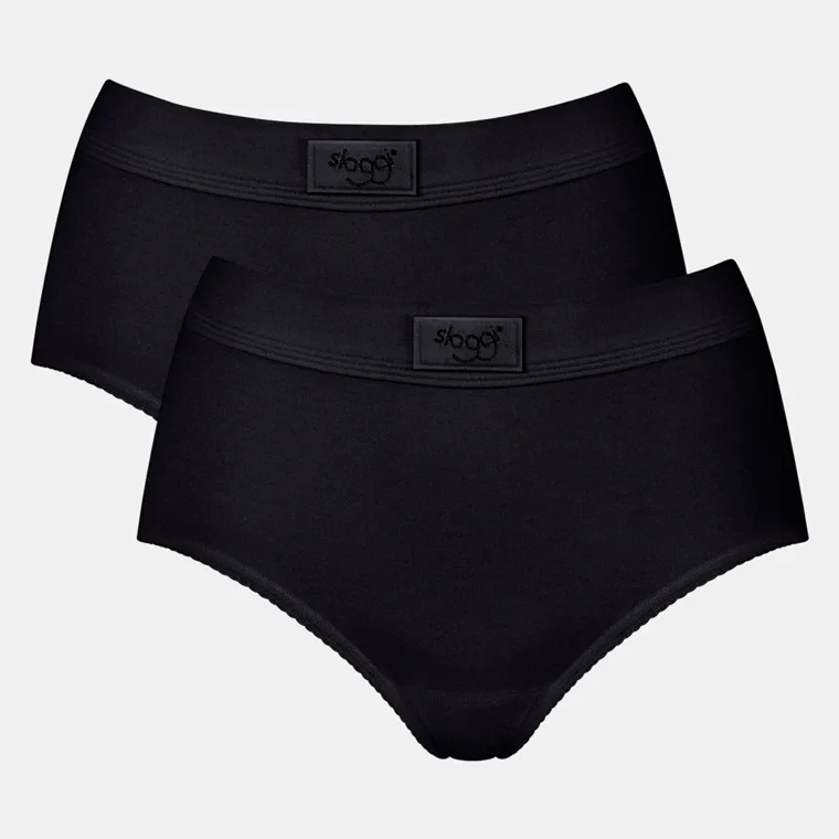 Sloggi Double Comfort 2-Pack maxi panty, black • Price 21 €