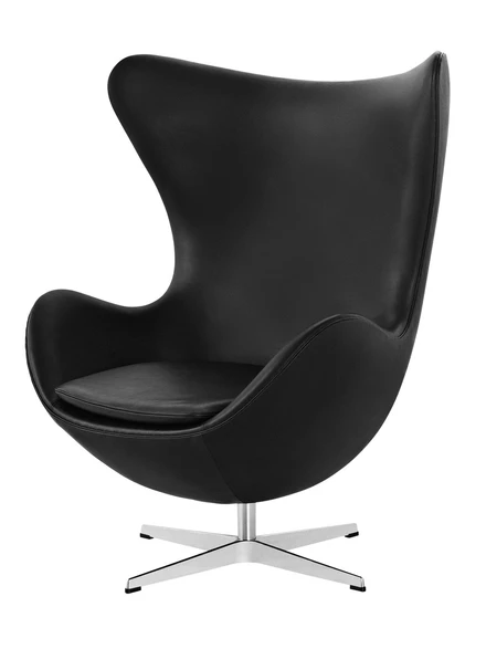 gget sort l der aluminium af Arne Jacobsen TILBUD