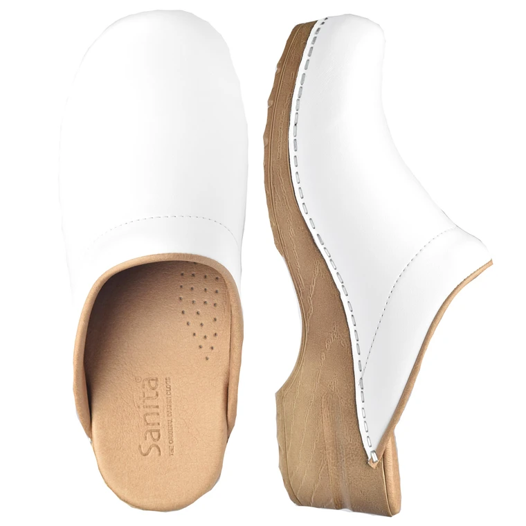 Sanita white clogs on sale