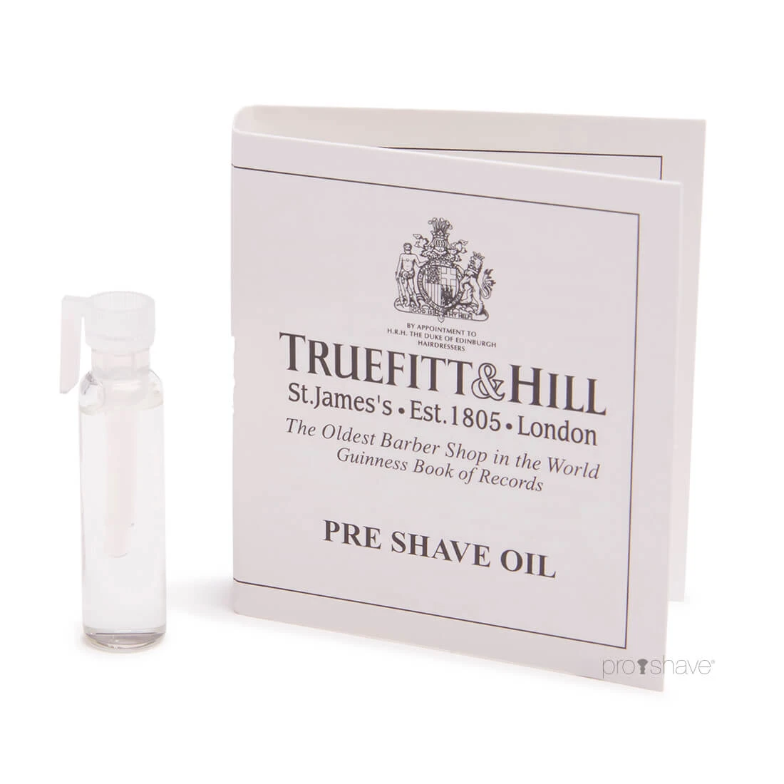 Sample on Preshave oil from Truefitt & Hill