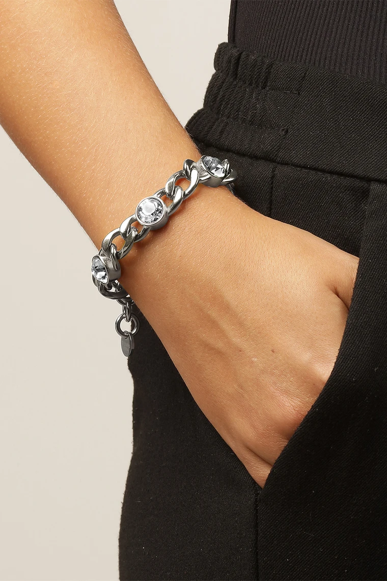 Dyrberg kern bracelet on sale with crystal gems