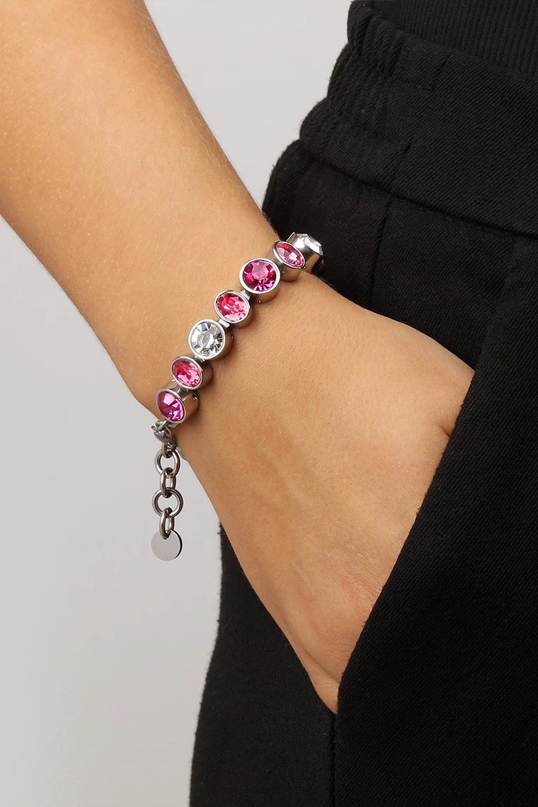 Dyrberg kern bracelet on sale with crystal gems