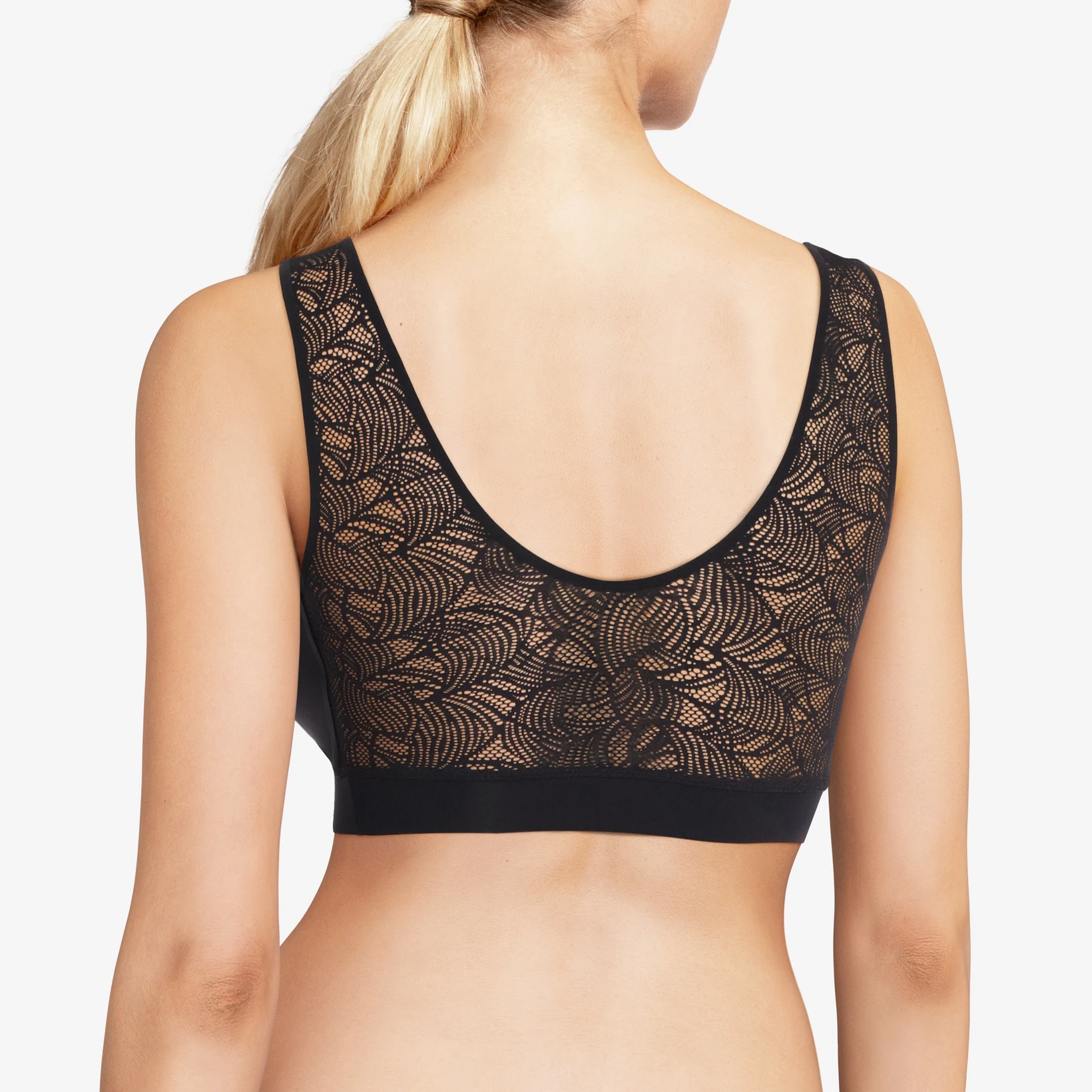 LINGERIE • CHANTELLE SOFT STRETCH PADDED TOP LACE C11G10-011 • Price €51.3