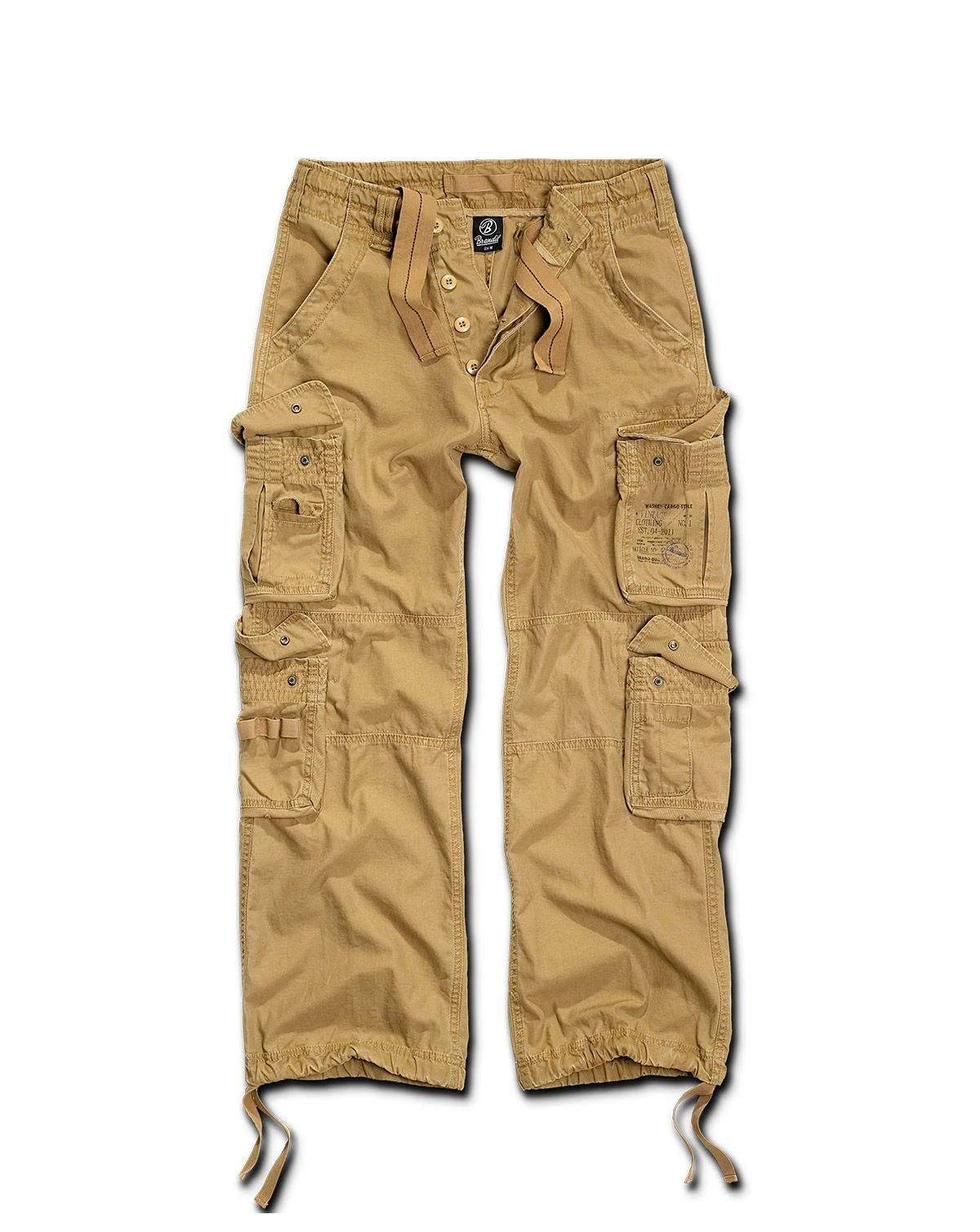 Buy Brandit Pure Vintage Cargo Pants | Money Back Guarantee | ARMY STAR