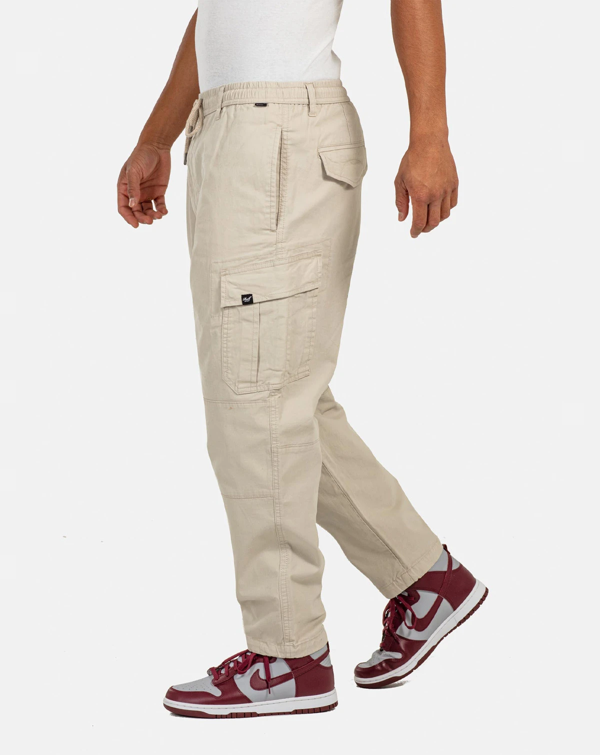 Buy Plus Size Black Stretchable Cargo Pants For Men Online - Apella