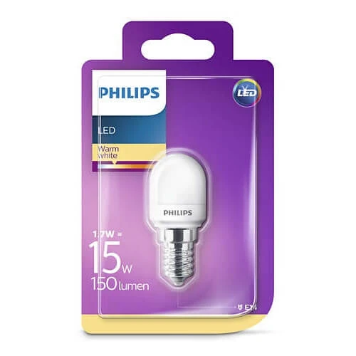 Lamppu LED 1,7W Muovi (150lm) f/Jääkaappi E14 - Philips