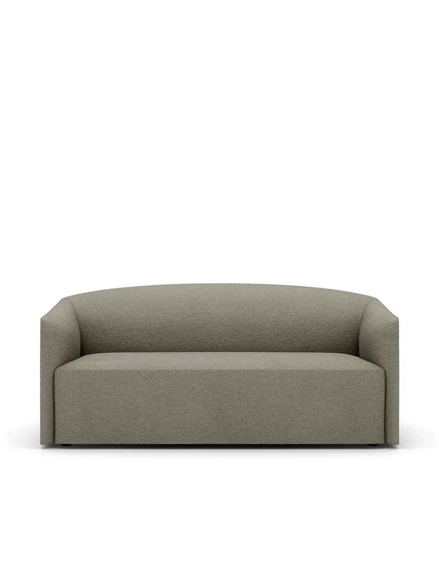 New Works - Shore Sofa 2 Seater Extended Base - Divano per 2 persone -  Linara Lava Rock