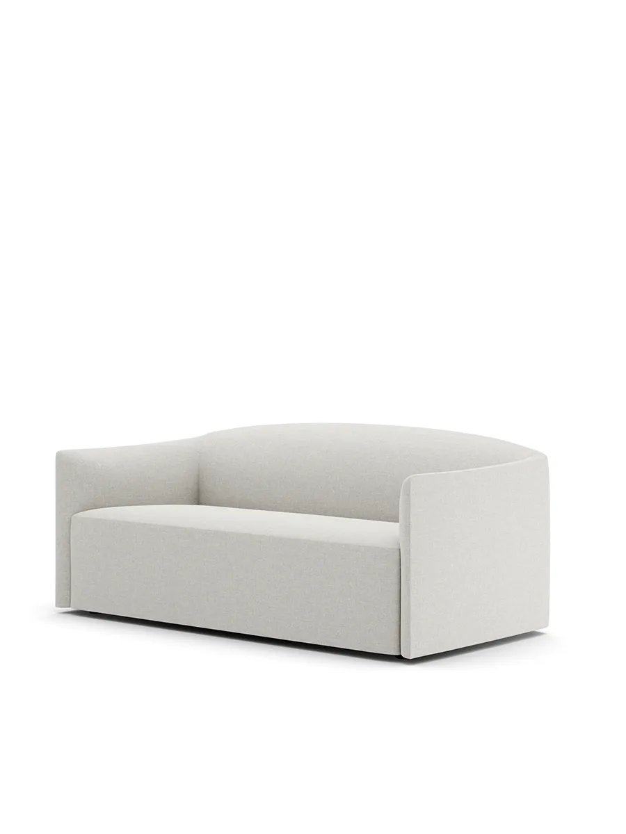 New Works - Shore Sofa 2 Seater Extended Base - Divano per 2 persone -  Linara Lava Rock