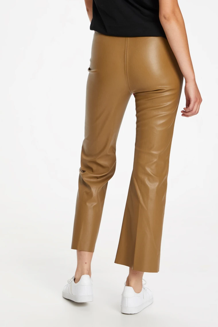 SOAKED IN LUXURY SLKAYLEE PU KICKFLARE PANTS 30404598 181022