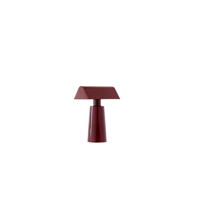 Caret MF1 Portable Table Lamp Dark Burgundy - &Tradition - Buy 
