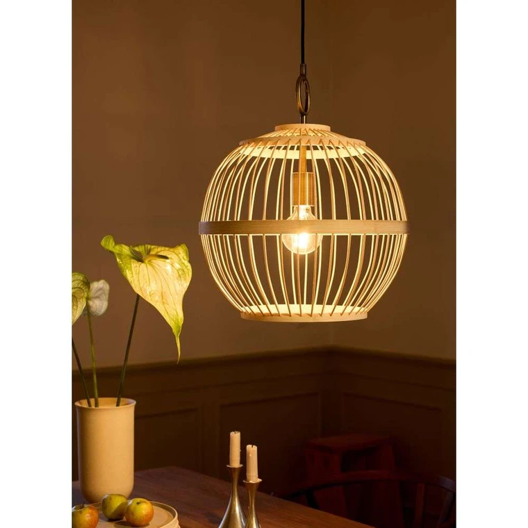 Nordic Modern Pendant Lights,Creative deals Fish Art Bamboo Light Fixture, Rattan Lamp,Bamboo Pendant Light, Wicker Lampshade,Rattan Pendant Light