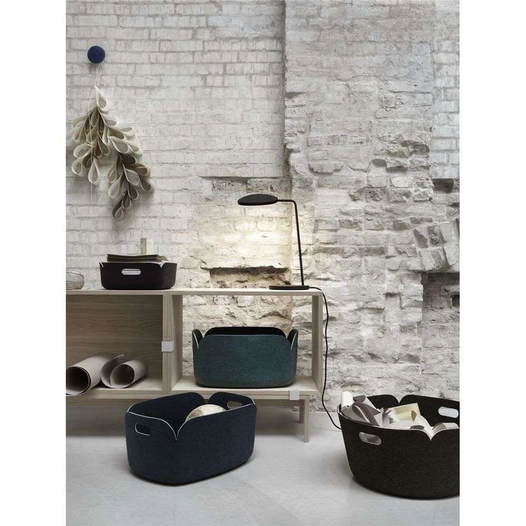 Restore Round Basket Midnight Blue - Muuto - Buy online