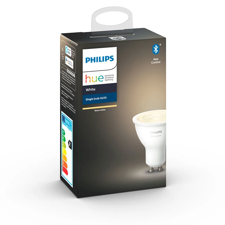 Philips Hue GU10 Bulb, White Ambiance