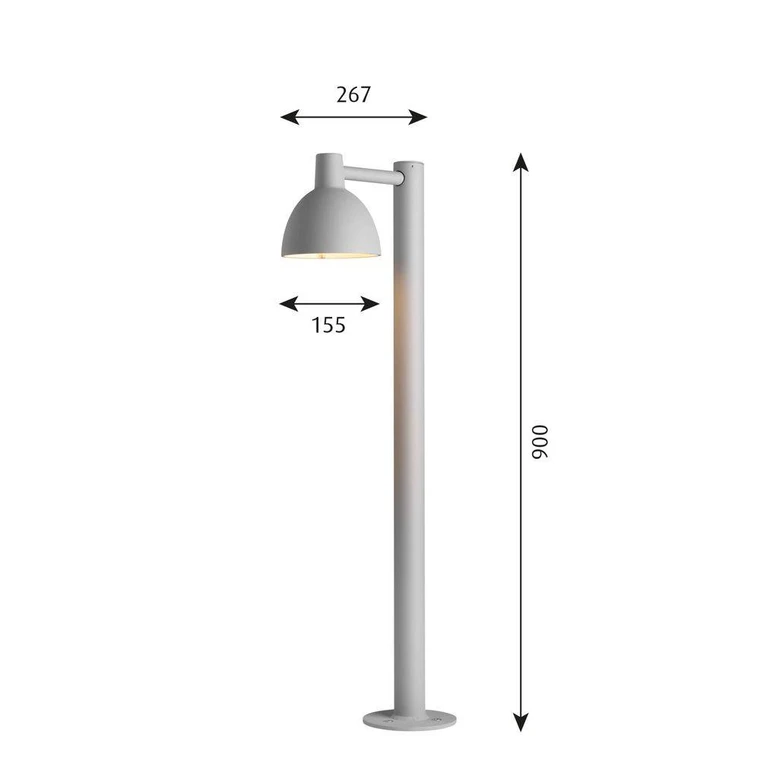 Toldbod 155 Garden Lamp Alu - Louis Poulsen - Buy online