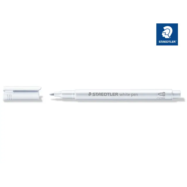 Staedtler Metallic Marker White Pen 1.2mm 8323 - 0 