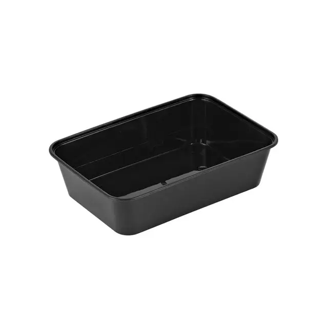 Plastbakke 650ml PP Sort 175x120x45mm - 500 Stk - Køb Billigt På ...