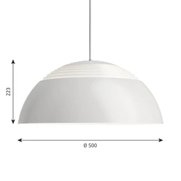 AJ Royal 500 LED Pendant White - Louis Poulsen - Buy online