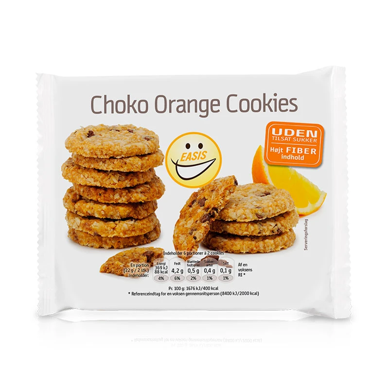 Gods Revision Usikker EASIS Choko Orange Cookies, uden tilsat sukker, 132 g | Køb på mitliv.dk 