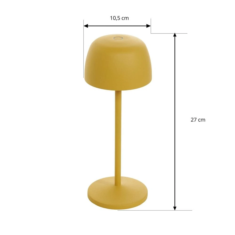 Ikea yellow table store lamp