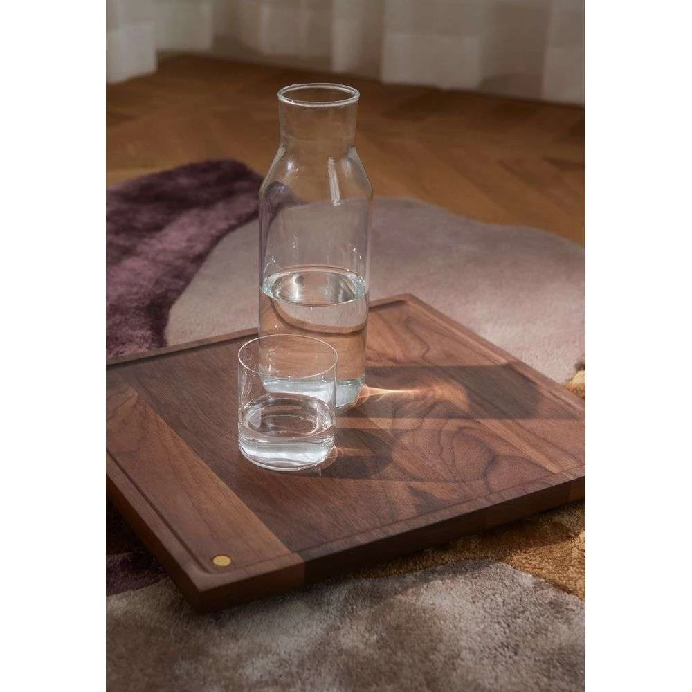 AYTM Sessio square wood tray - Brown