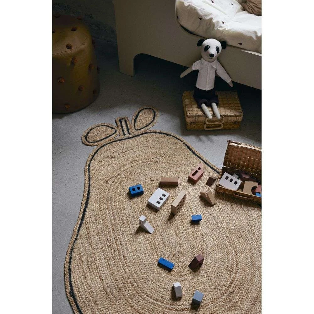 Pear Braided Jute Rug Natural - ferm LIVING - Buy online